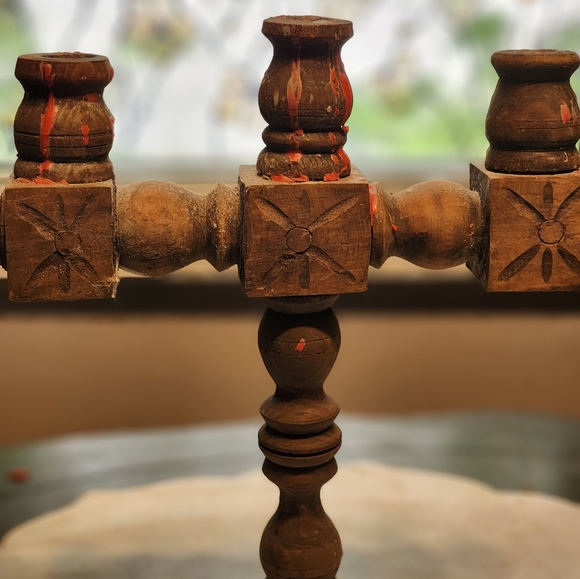 Old vintage candle holder. Untouched - Picture 4 of 5